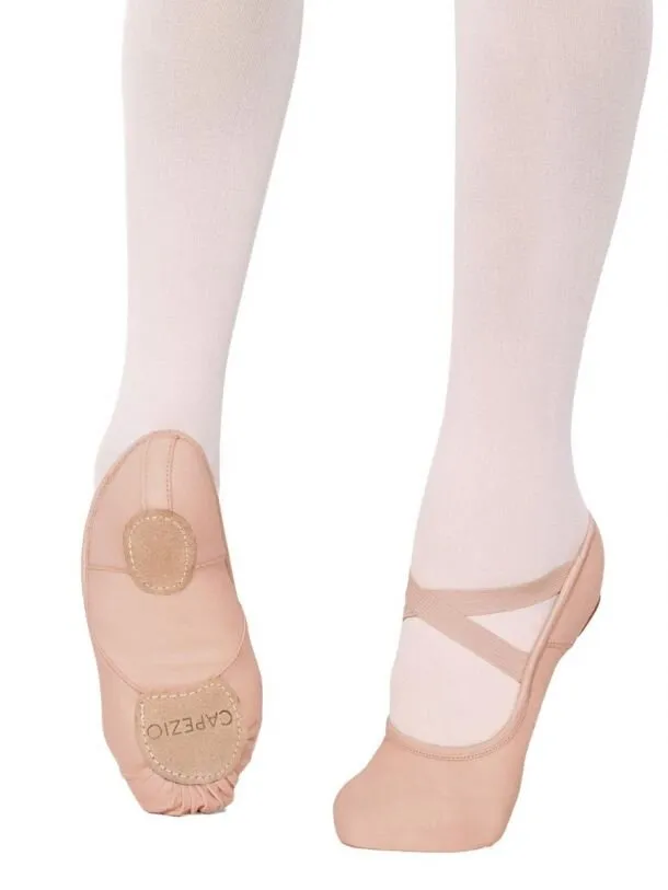 2037W Hanami (NUD) Split Sole Canvas Ballet Slipper