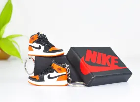 3D Sneaker Keychain With Box - Shattered backboard