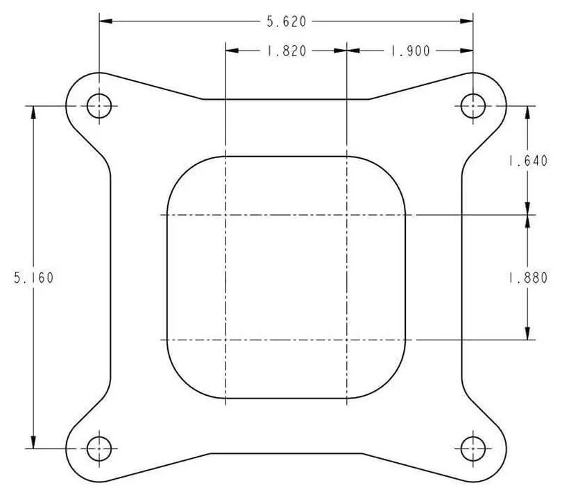 950 CFM Four Barrel Aluminium Street HP Carburettor HO0-82951SA