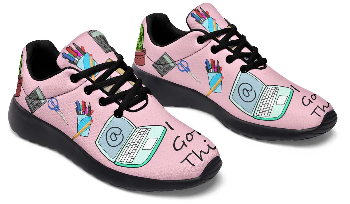 Administrative Assistant Pattern Sneakers