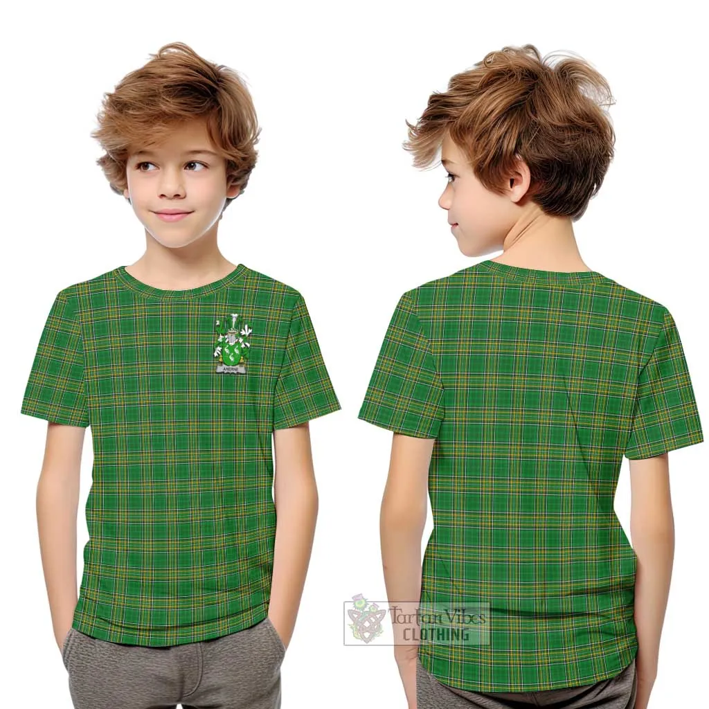 Aherne Irish Clan Kid T-Shirt with Coat of Arms