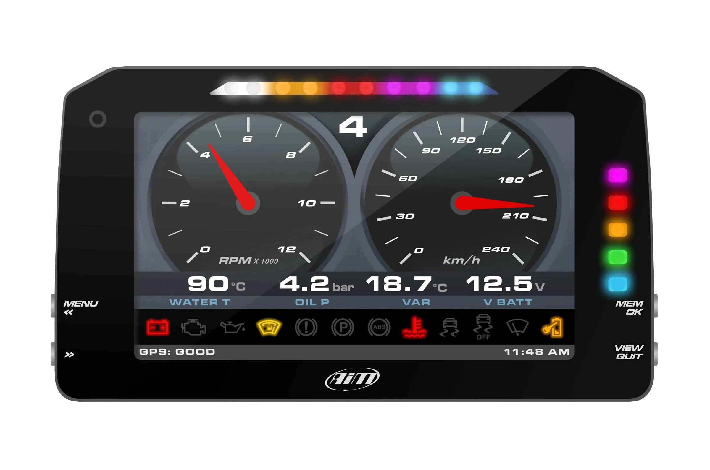 High-Precision AIM XA6MXPA40G1 MXP GPS Module with 4 M Accuracy & 37-Pin Standard Harness