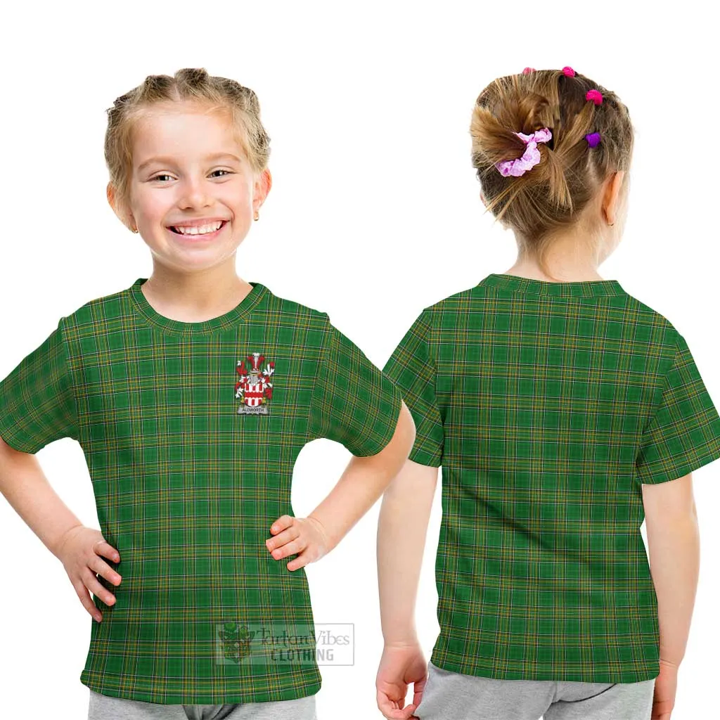 Aldworth Irish Clan Kid T-Shirt with Coat of Arms