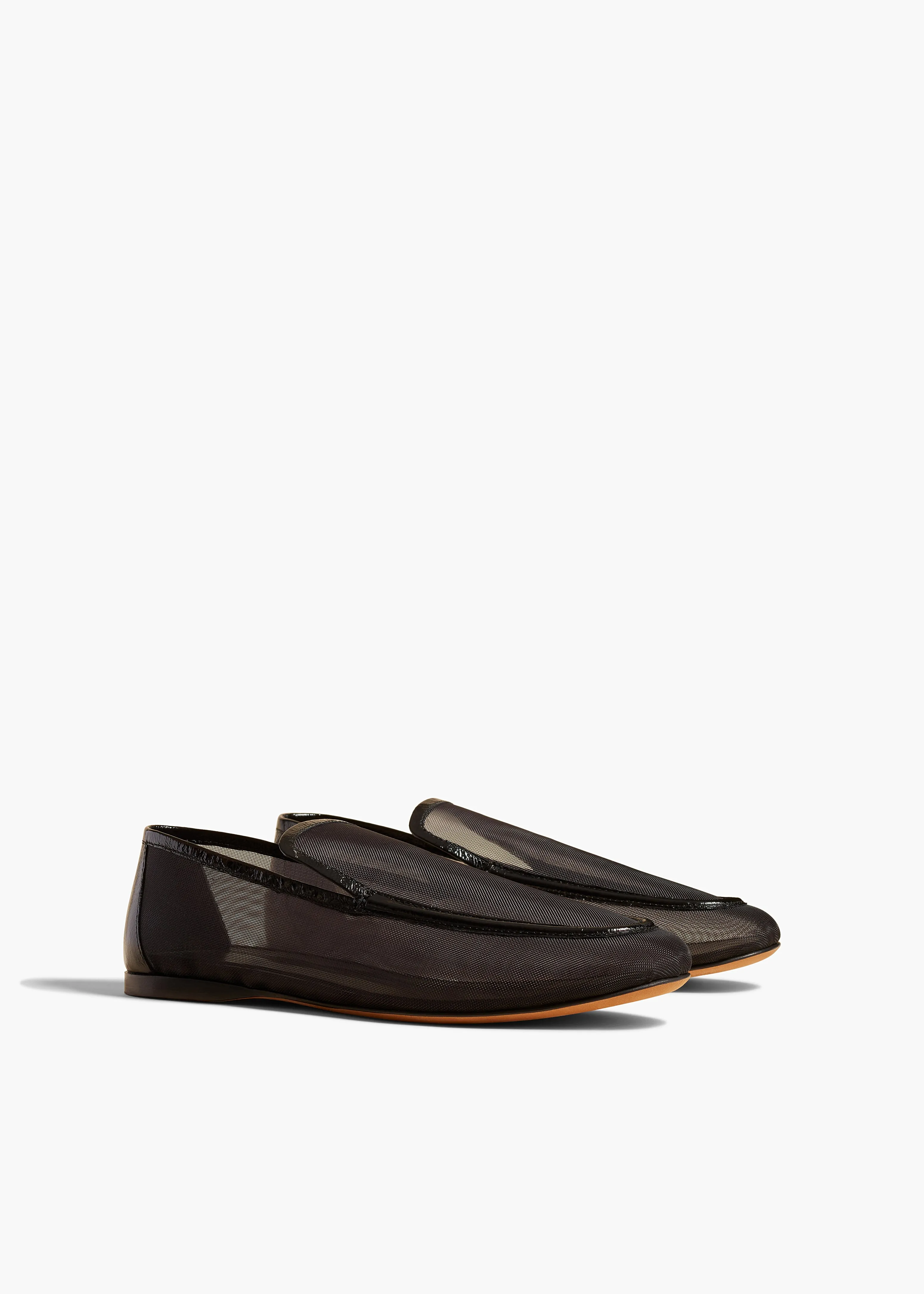 Alessia Loafer in Black Mesh