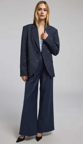 Alexia Suiting Pants - Navy