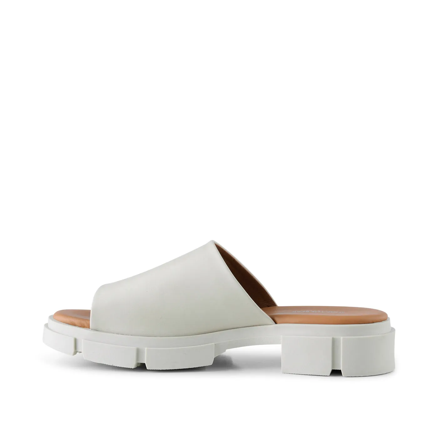 Alva mule leather - Off White