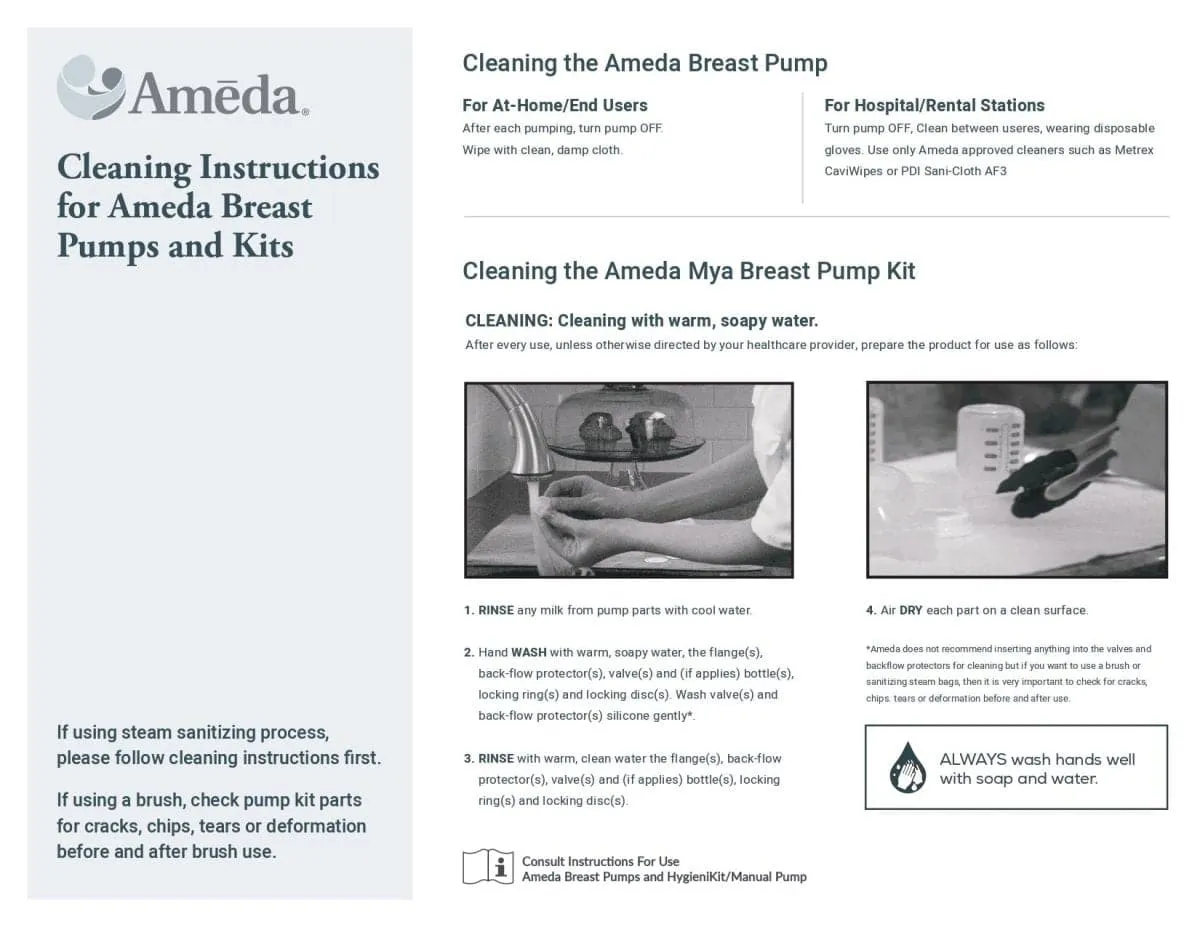 Ameda Lactaline Personal Dual Breast Pump