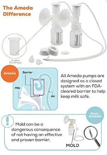 Ameda Lactaline Personal Dual Breast Pump