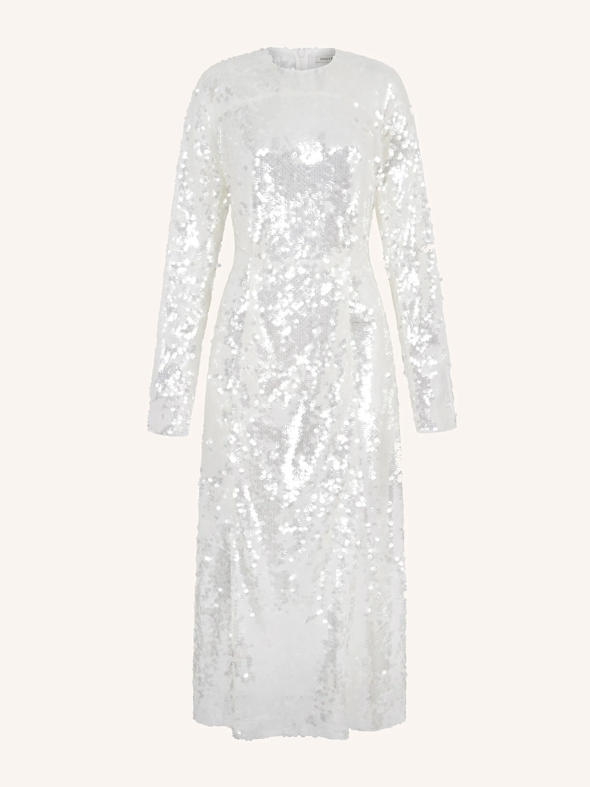 Amiria clear sequin dress