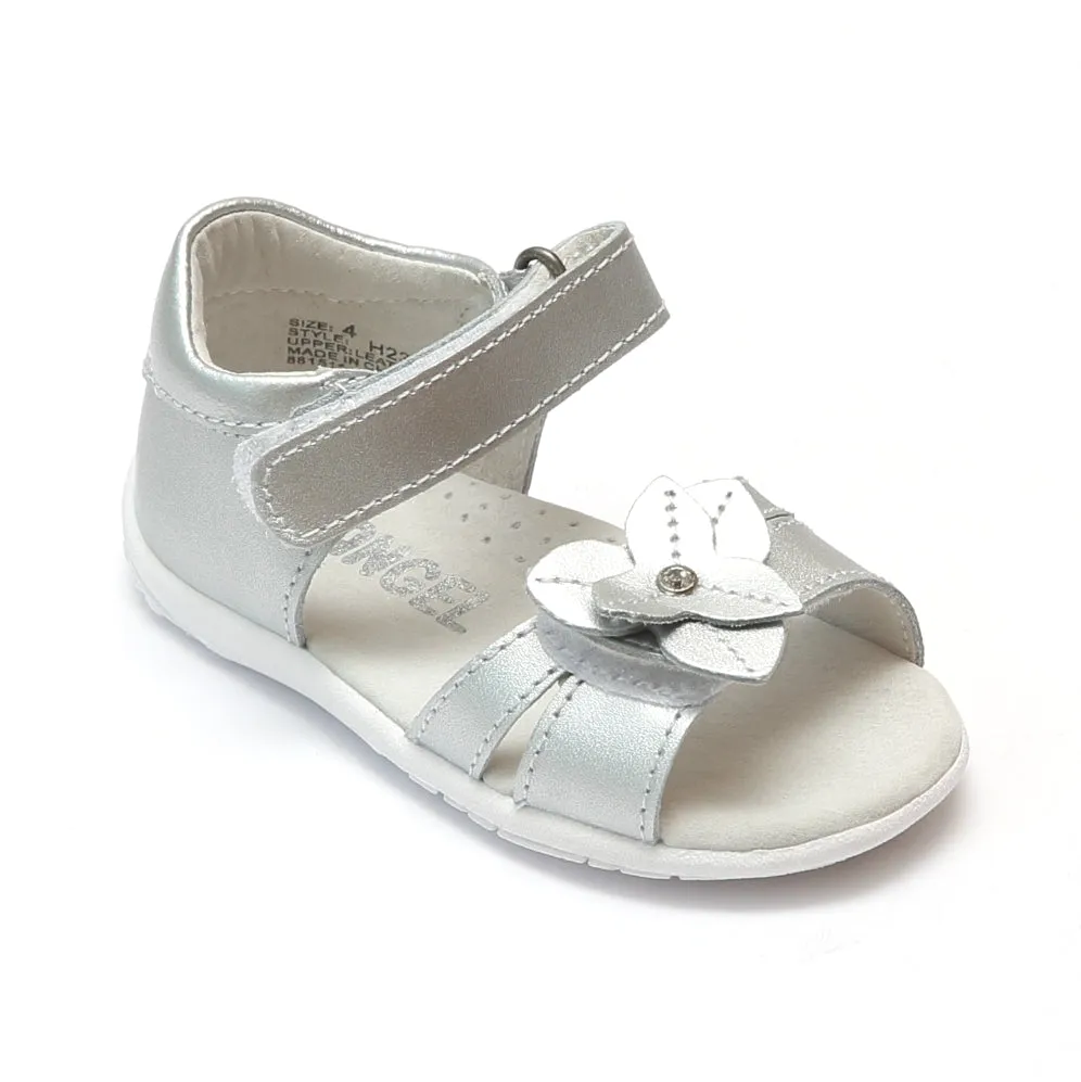 Angel Girls Triangular Flower Sandals