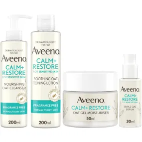 Aveeno Face 4-Step Routine Bundle for Sensitive Skin