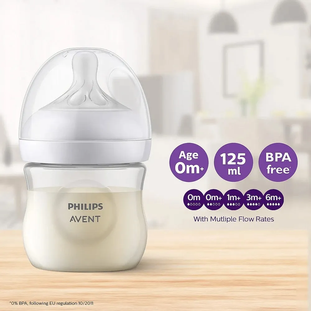 Avent Natural Response Feeding Bottle-125ml