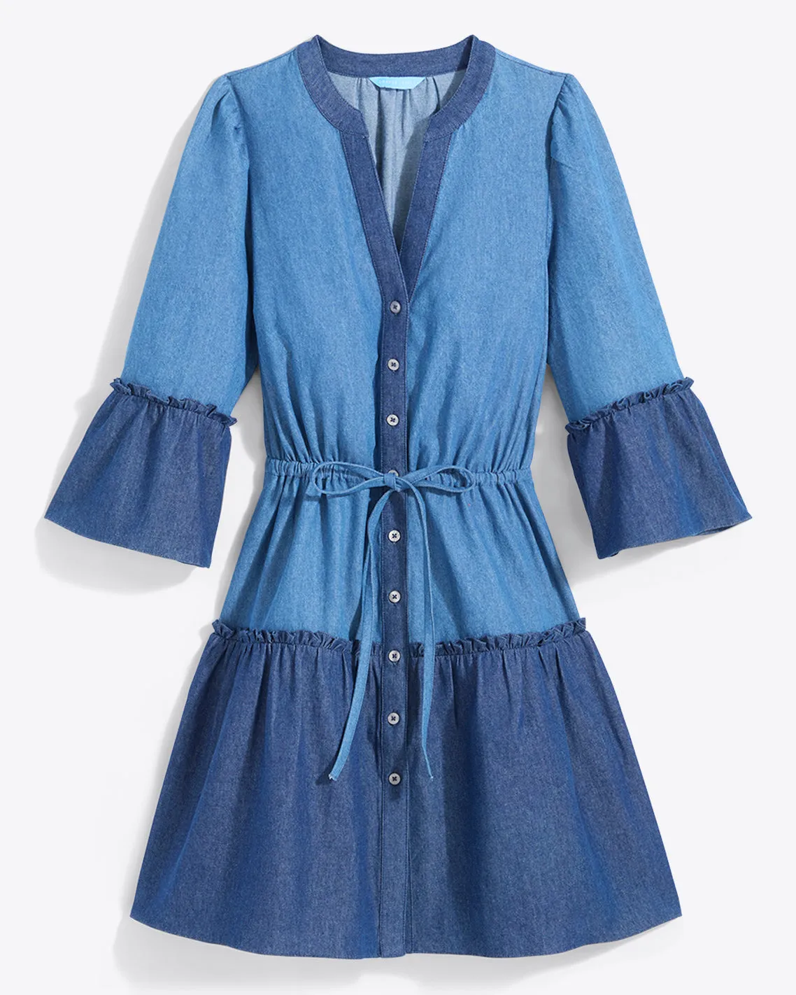 Avery Shirtdress in Chambray