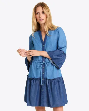 Avery Shirtdress in Chambray