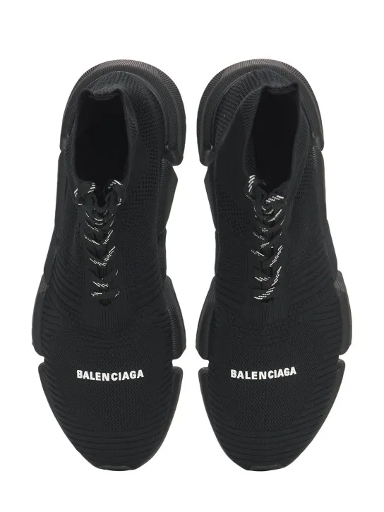 Balenciaga   Speed 2.0 knit lace-up sneakers 