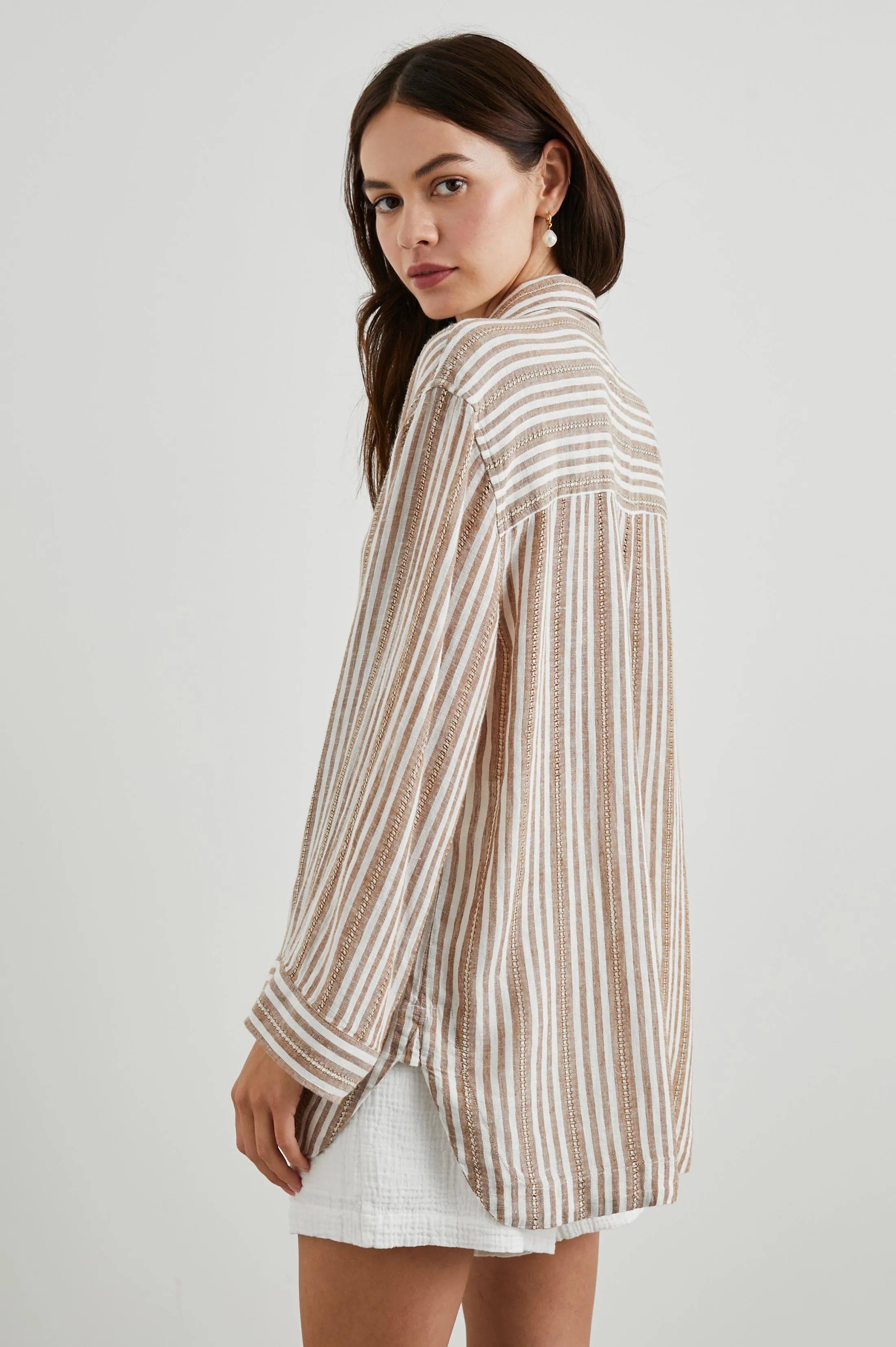 BANKS TOP - PALO SANTO STRIPE