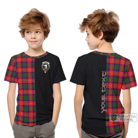 Belshes Tartan Kid T-Shirt with Family Crest and Half Of Me Style