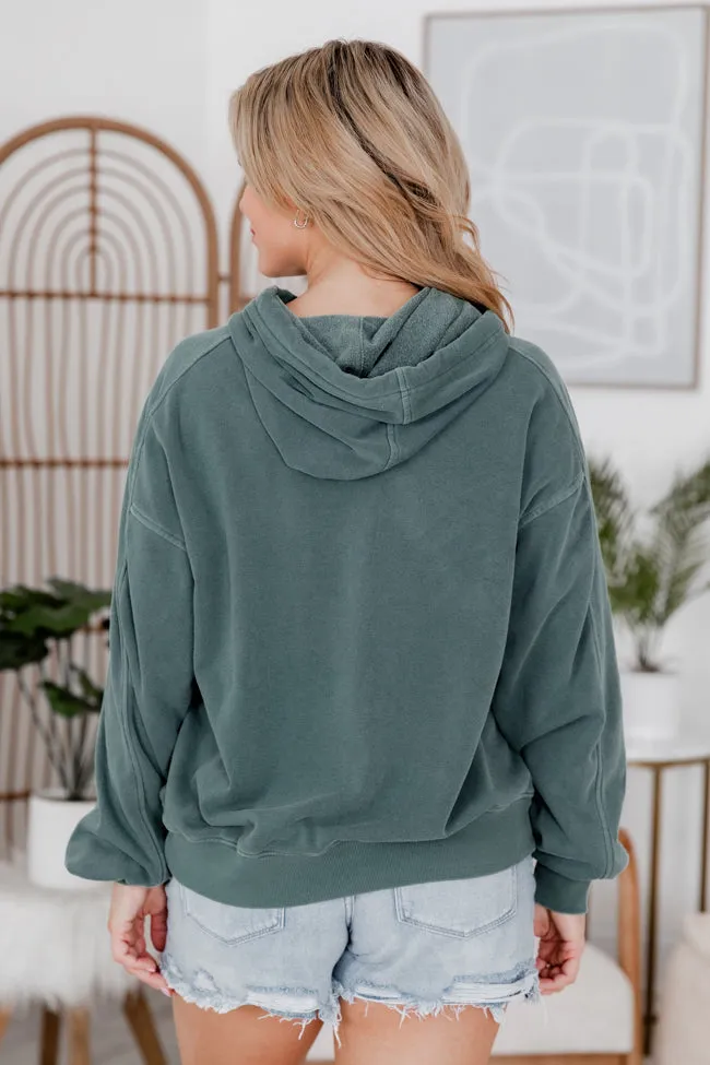 Better Than Ever Green Washed Hoodie FINAL SALE