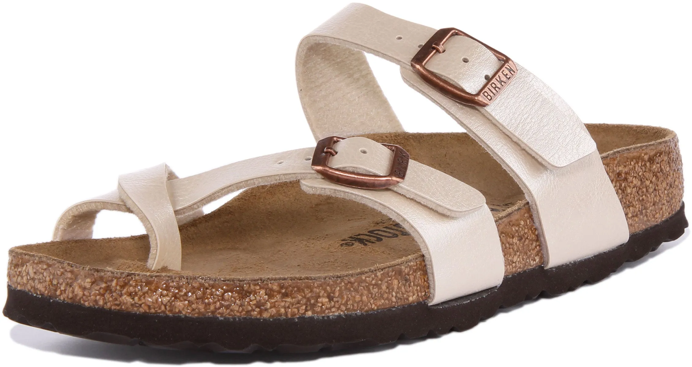 Birkenstock Mayari In Cream For Women | Narrow Fit