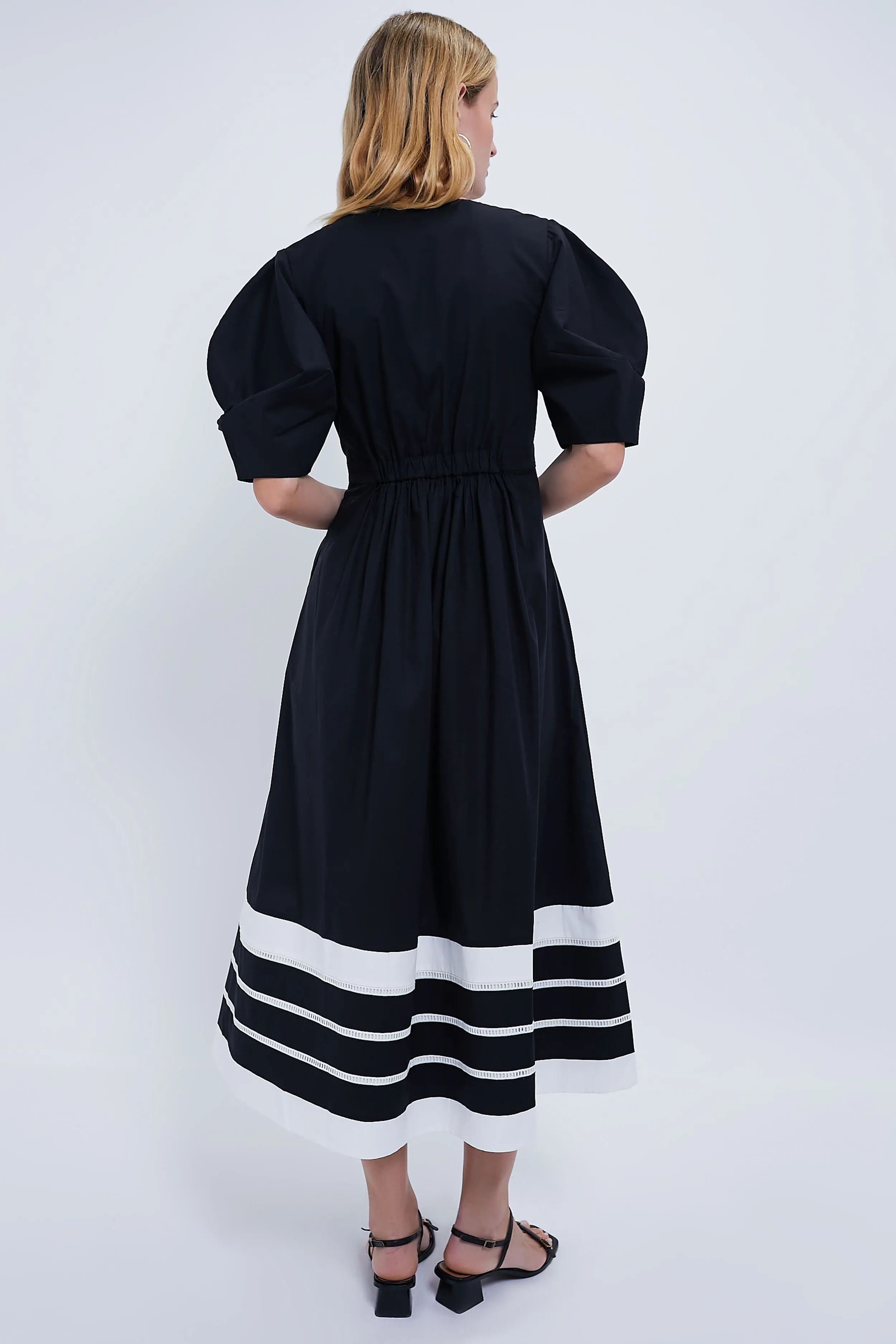 Black and White Miel Dress