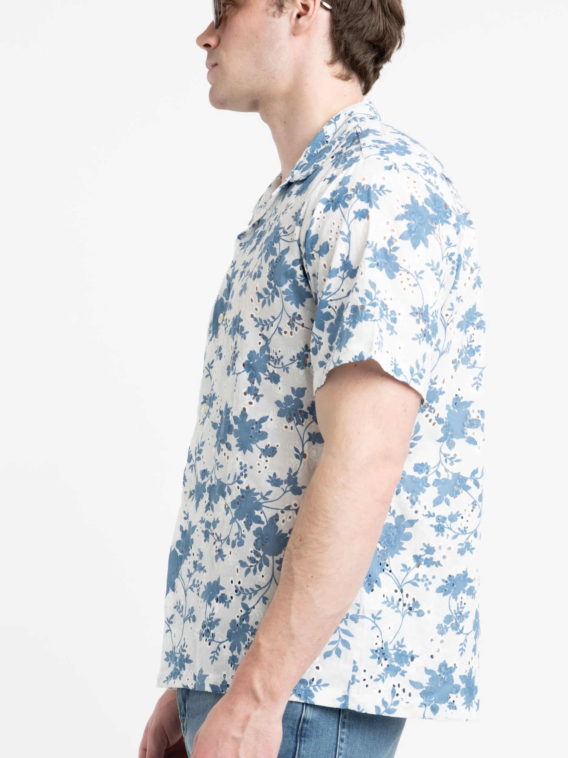 Blue Minho Floral Shirt