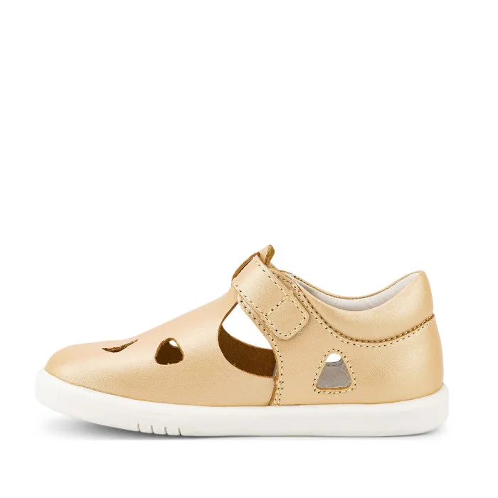 Bobux IWalk IW Zap II Closed Toe Sandal Pale Gold