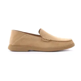 BOSS Sienne Mocc Nu Shoe in Medium Beige