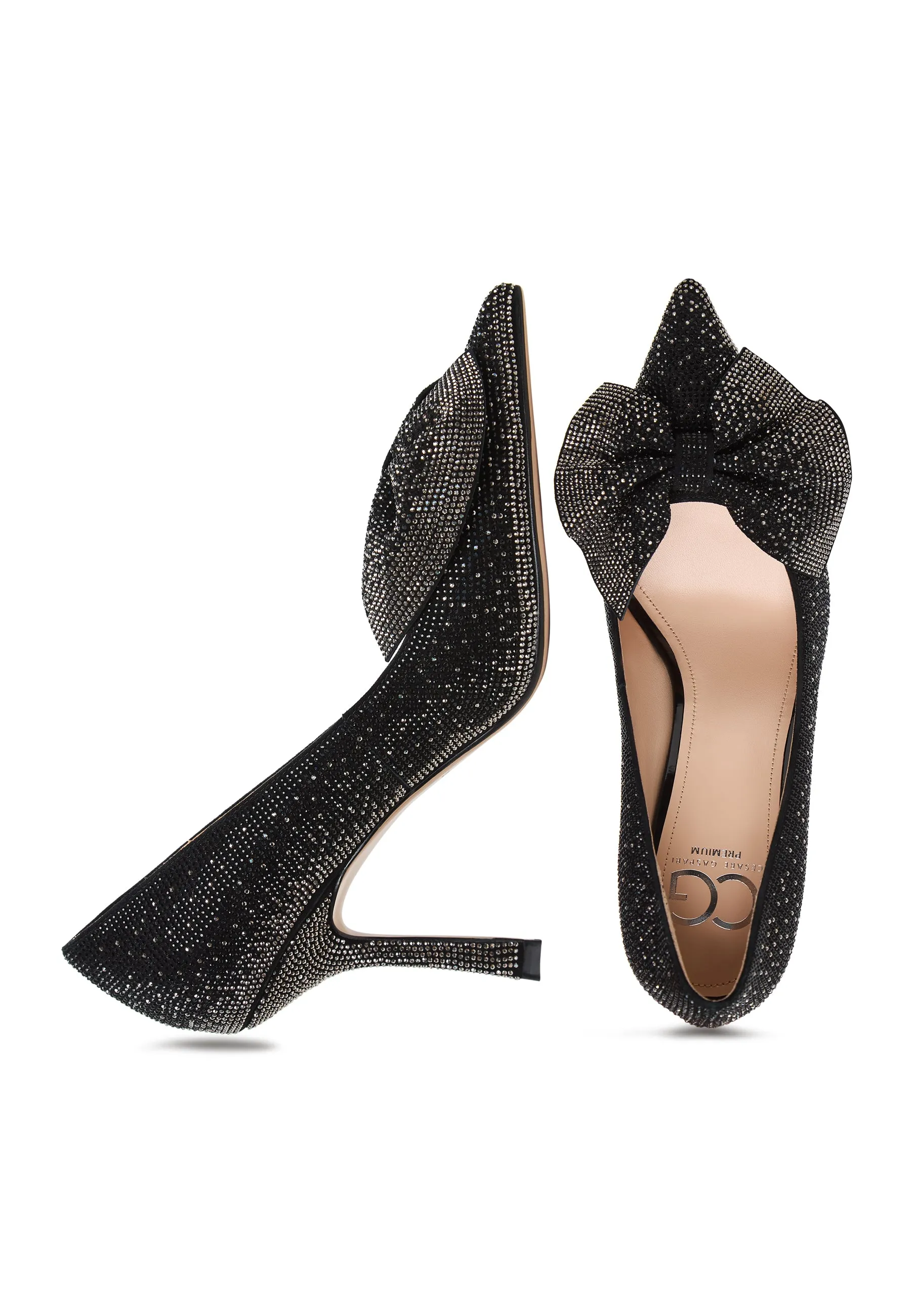 Bow-Tie Mary Jane Heels Annie - Black