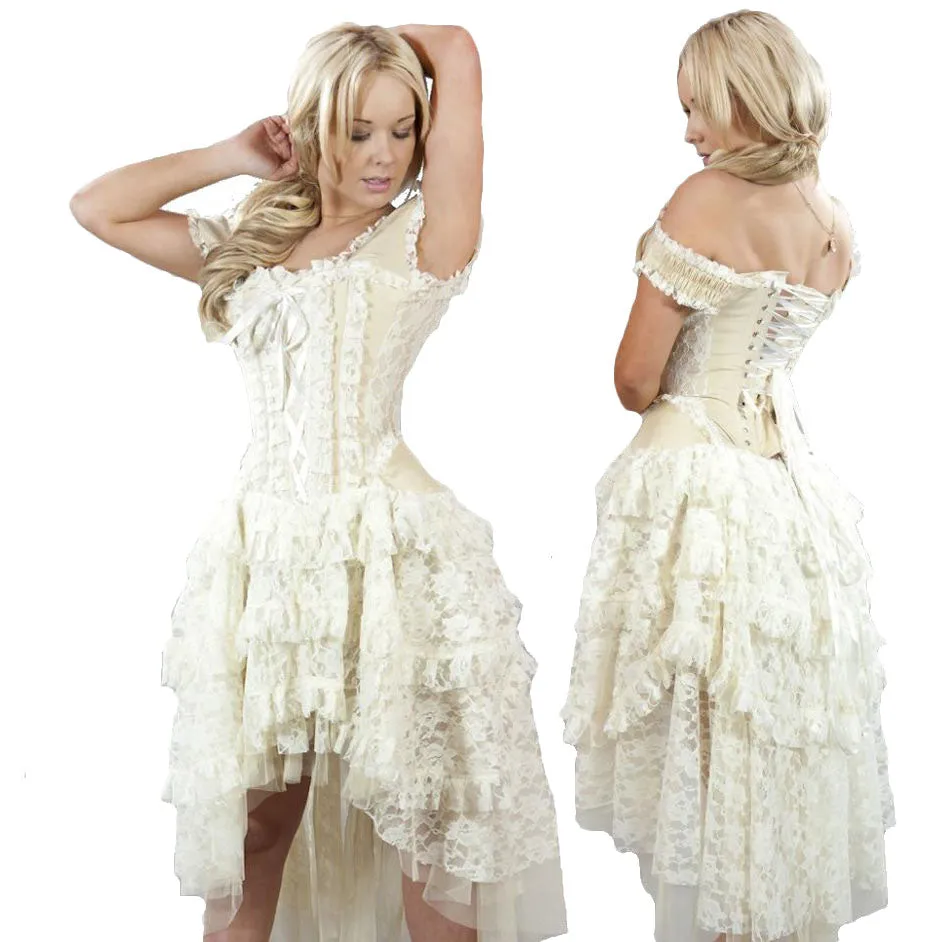 Burleska Ophelie Dress Cream