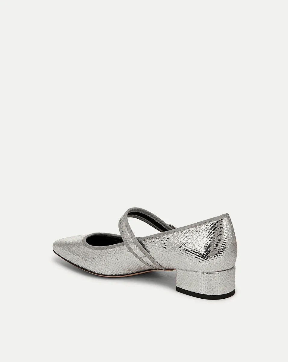 Cade Metallic Mary Jane Ballet Pump