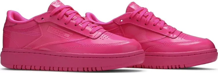 cardi b x wmns coated club c double 'dynamic pink' sneakers Reebok, pink