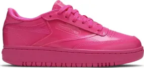 cardi b x wmns coated club c double 'dynamic pink' sneakers Reebok, pink