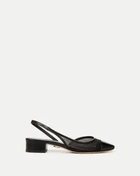 Cecile Mesh Cap-Toe Slingback