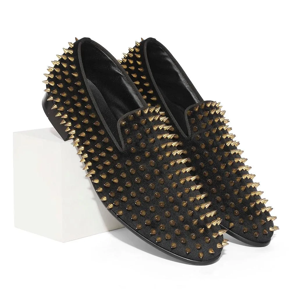 Charlotte 700 Golden Studs Loafers