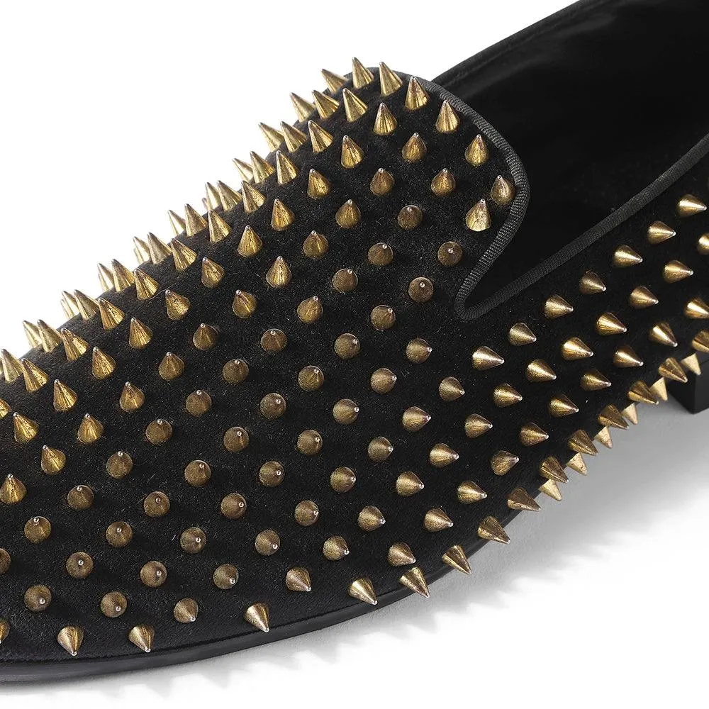 Charlotte 700 Golden Studs Loafers