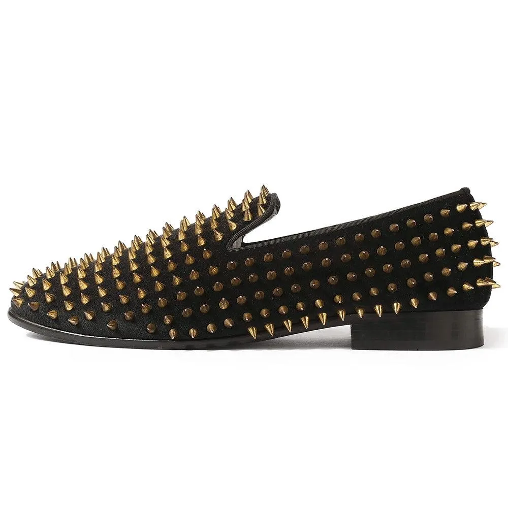 Charlotte 700 Golden Studs Loafers