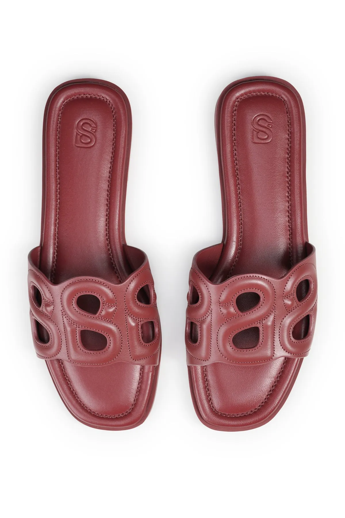 Clea Sandal - Maroon