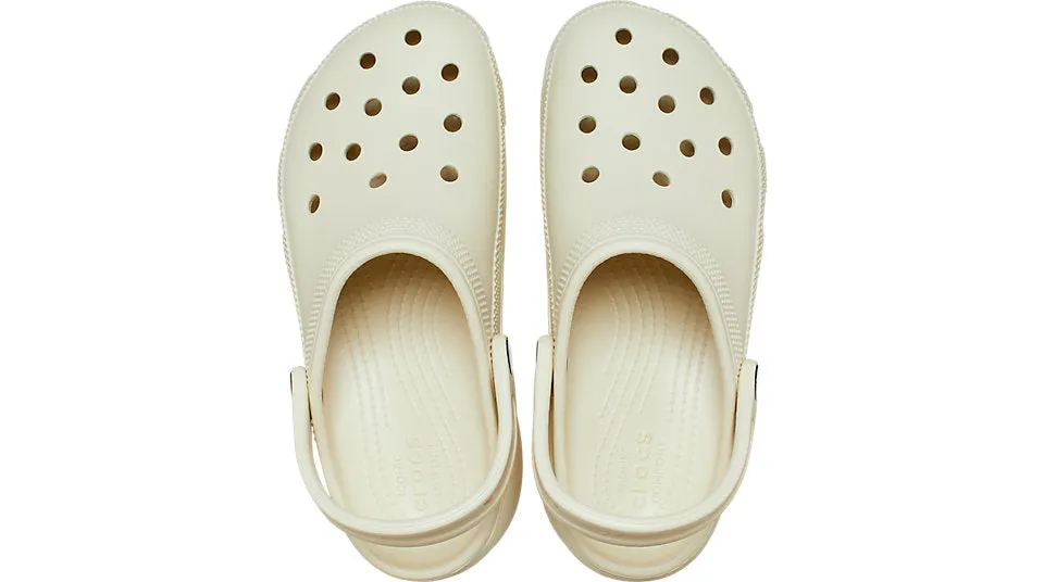 Crocs Classic Platform Clog Bone