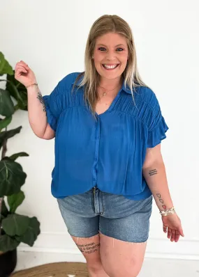 Curvy Casual Ruffles Top