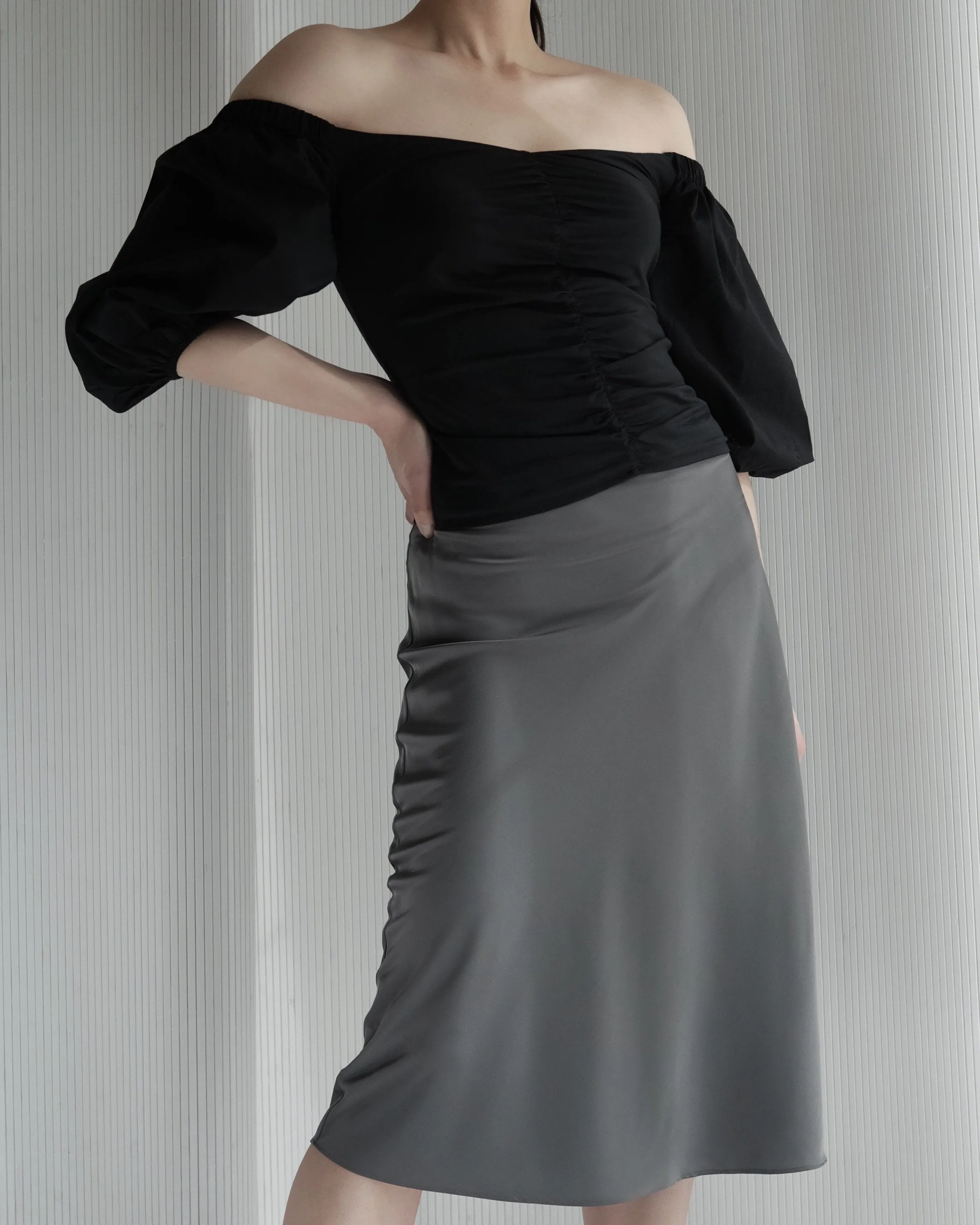 Dakota Satin Slip Skirt