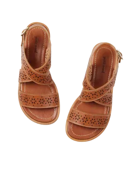 Edith Sandal - Cognac