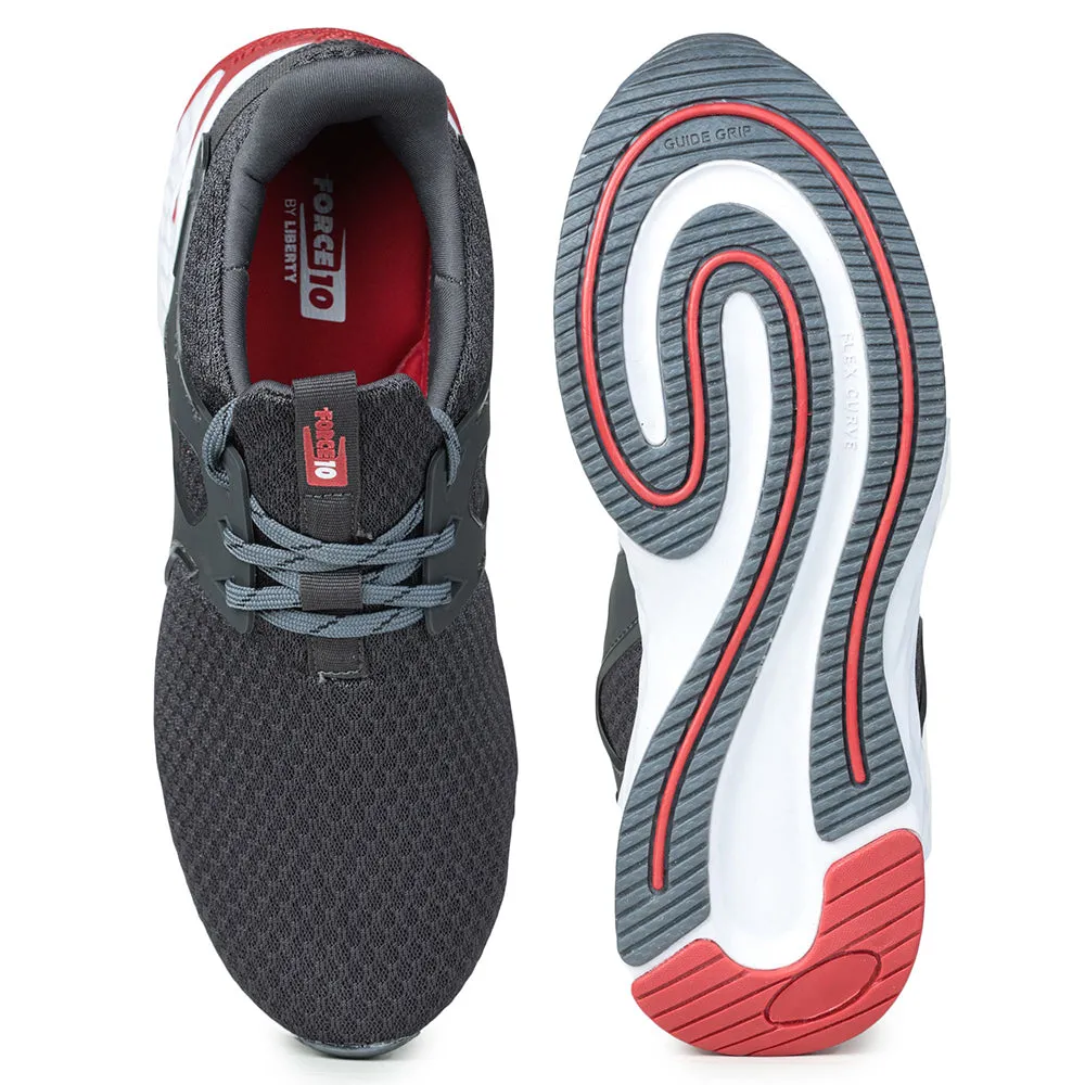 Force 10 By Liberty Men Sports Running Shoes - Grey (CARLO)