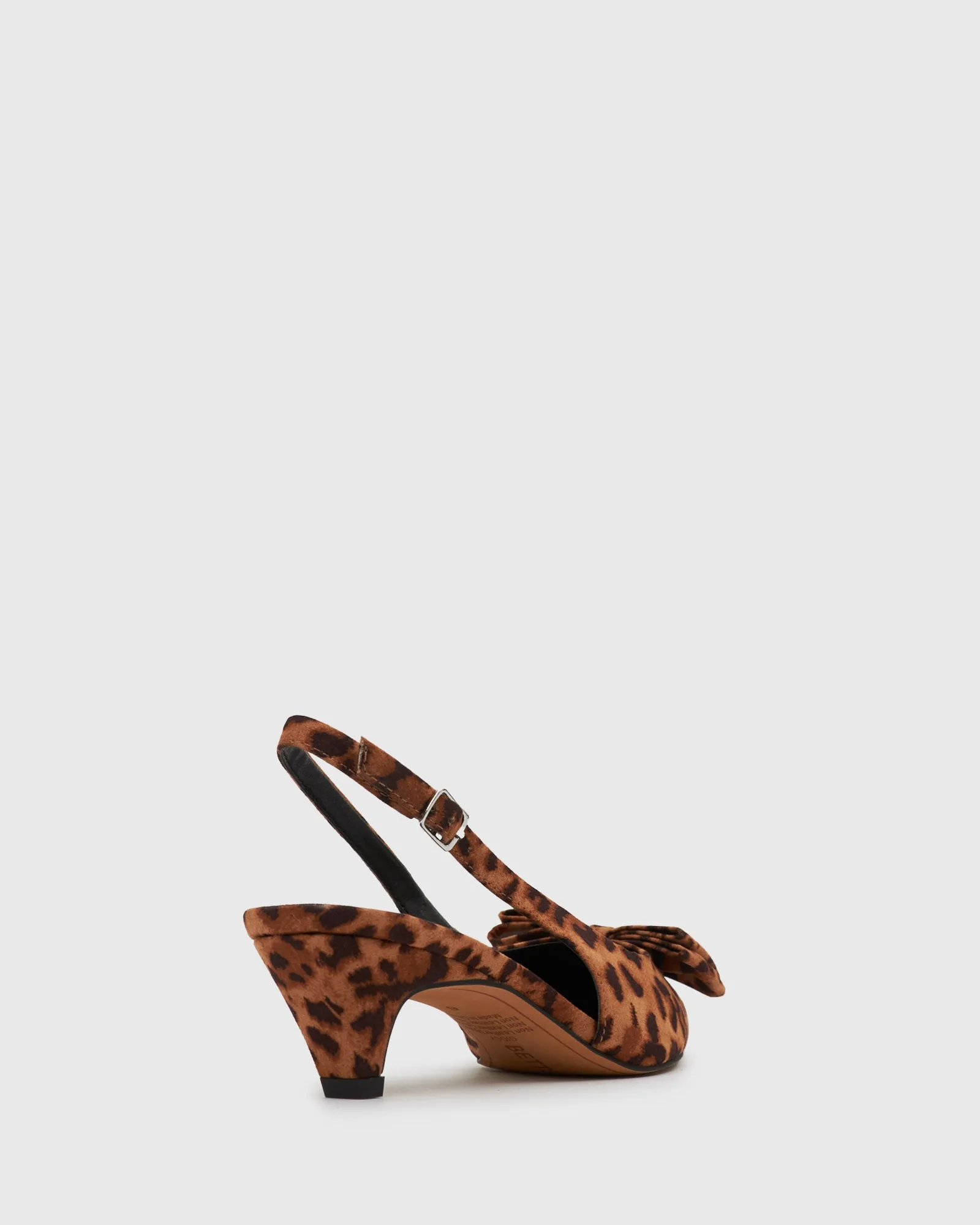 GIGGY Pointy Bow Slingback Pumps