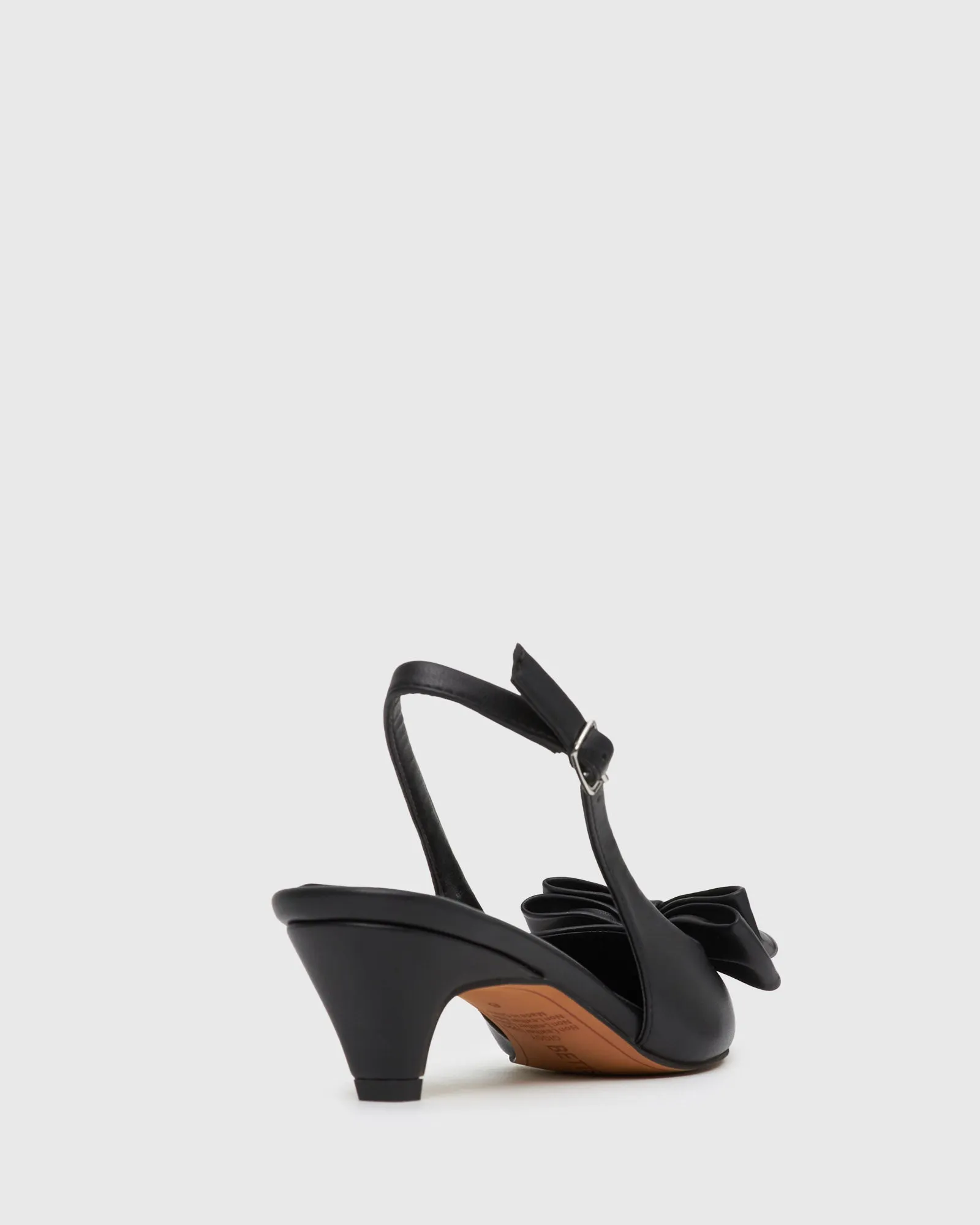 GIGGY Pointy Bow Slingback Pumps