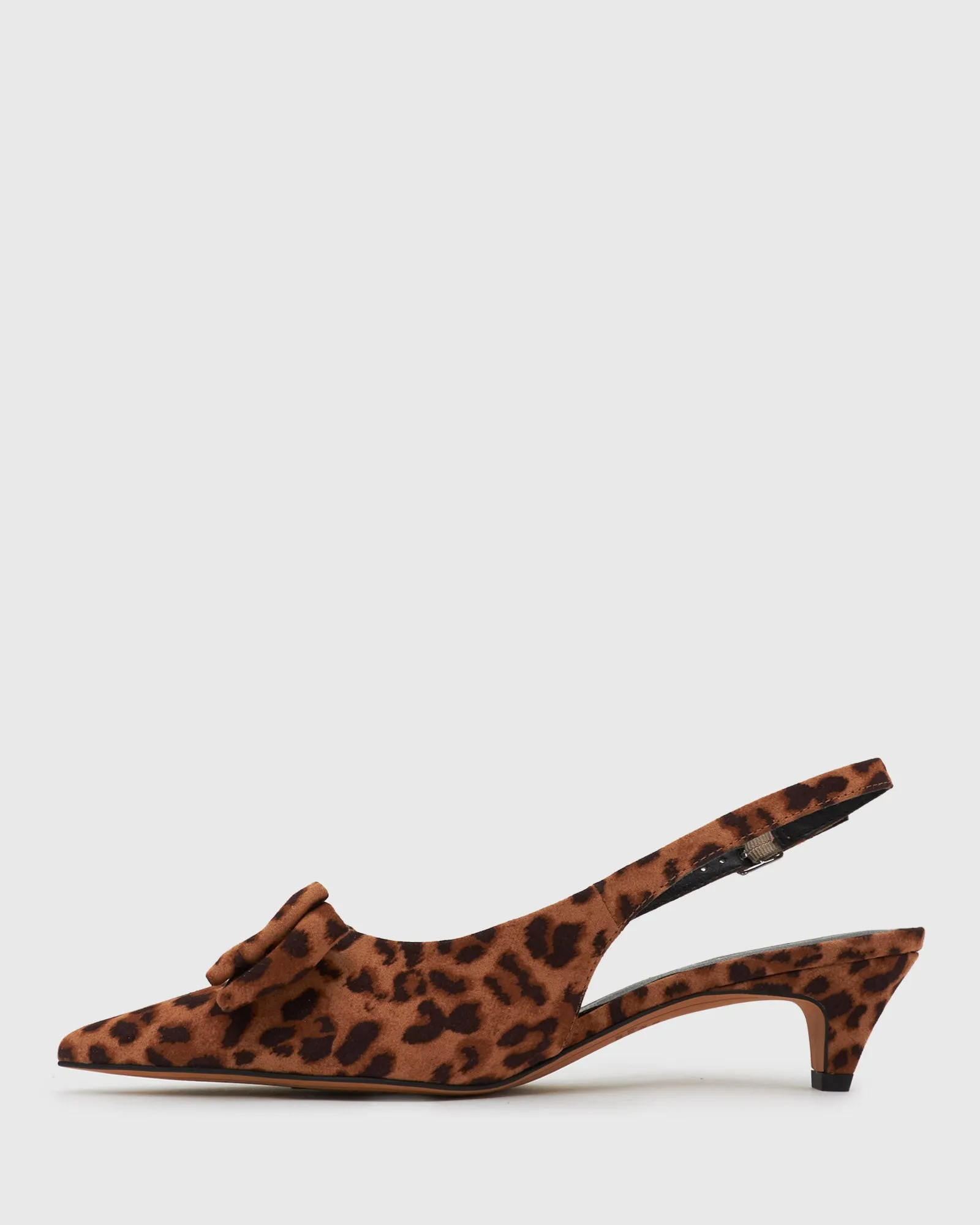 GIGGY Pointy Bow Slingback Pumps