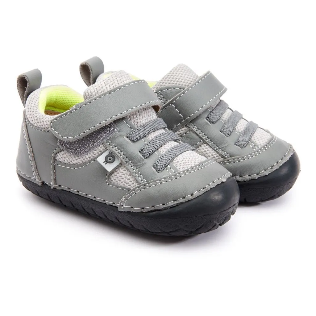 Gray Pave Velcro Sneakers