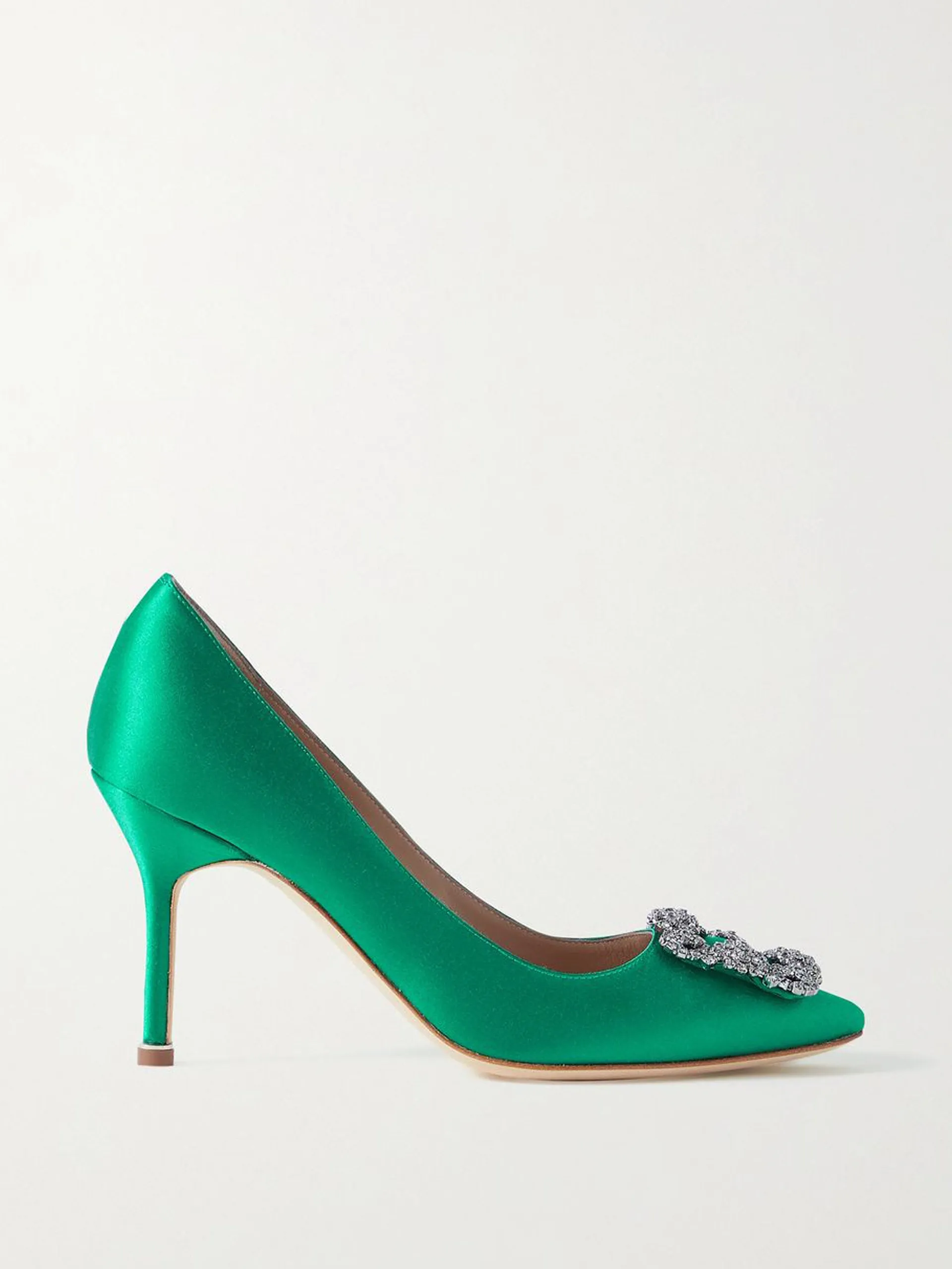 Hangisi 90 embellished satin pumps