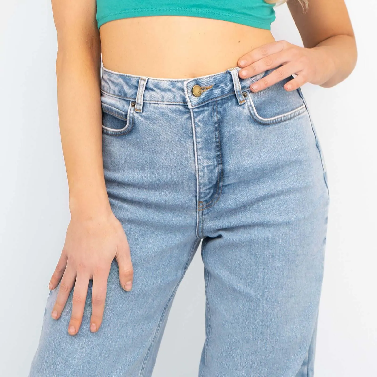 Hush Flare Wide Leg High Waisted Jeans for Women