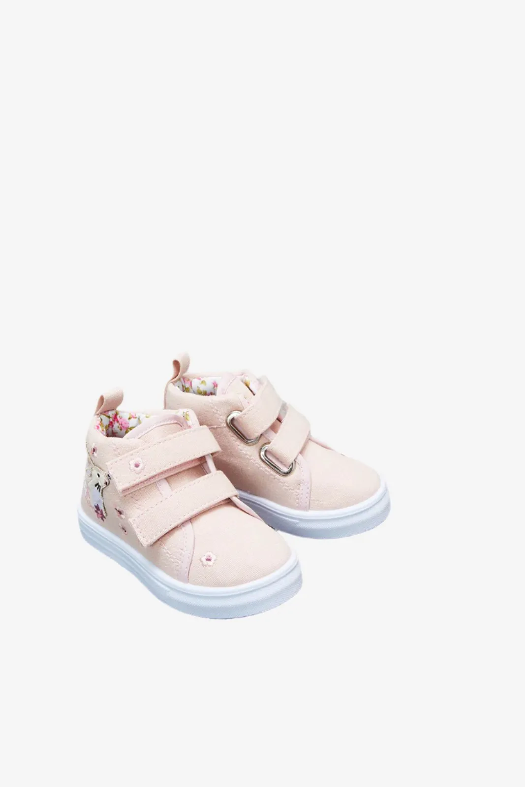 Infant Girls Pink Bunny High-Cut Pump