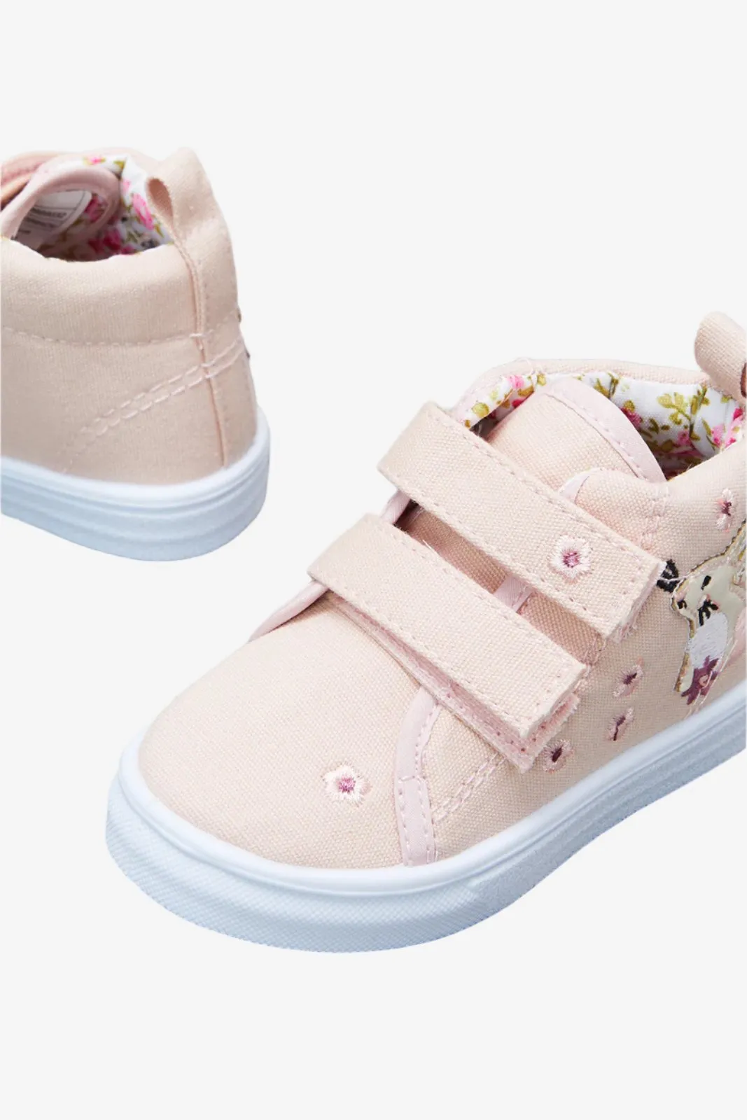 Infant Girls Pink Bunny High-Cut Pump